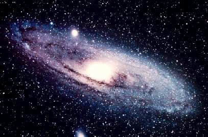 Andromeda mit 2 Minigalaxien